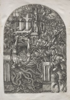 The Apocalypse:  The Fall of Babylon, 1546-1556. Jean Duvet (French, 1485-1561). Engraving