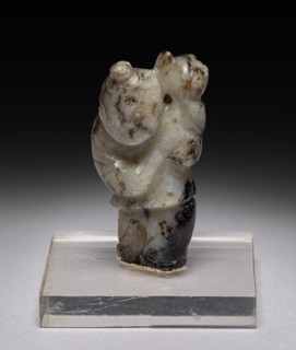 Boy, 8th-10th Century. China, Tang dynasty (618-907) - Song dynasty (960-1279). Jade ; overall: 4