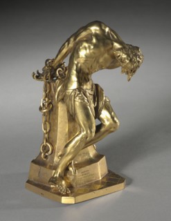Christ at the Column, 1756. Johann Baptist Hagenauer (Austrian, 1732-1810). Gilt bronze; overall: