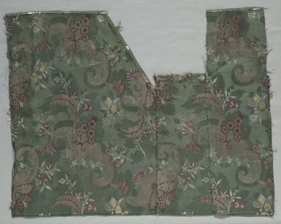 Length of Silk Damask, 1700s. Italy, 18th century. Damask, brocaded; silk and metal; average: 69.3