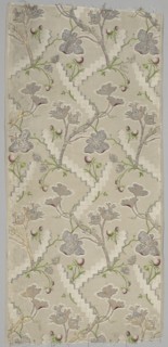 Silk Fragment, 1725-1774. France or Spain, 18th century. Plain cloth, brocaded; silk and metal;