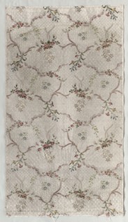Length of Textile, 1723-1774. France, 18th century, Period of Louis XV (1723-1774). Plain twill,