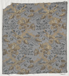 Length of Textile, 1723-1774. France, 18th century, Period of Louis XV (1723-1774). Plain cloth,