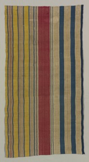 Length of Textile, 17th-18th century. Morocco, 17th-18th century. Plain cloth, ribbed; silk;