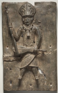 Plaque, possibly 1500s-1600s. Guinea Coast, Nigeria, Benin Kingdom, Edo, possibly 16th-17th century