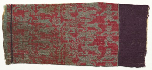 Fragment (from a Tunic?), 500s. Egypt, Byzantine period, 6th century. Compound tabby; wool;