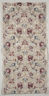 Length of Textile, 1723-1774. France, 18th century, Period of Louis XV (1723-1774). Brocade; silk
