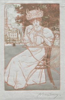 Paris Almanac, 1897:  Summer, 1897. Auguste Louis Lepère (French, 1849-1918). Wood engraving