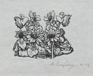 Paris Almanac, 1897:  Tail-piece, Summer, 1897. Auguste Louis Lepère (French, 1849-1918). Wood