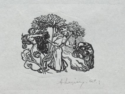 Paris Almanac, 1897:  Tail-piece, Autumn, 1897. Auguste Louis Lepère (French, 1849-1918). Wood