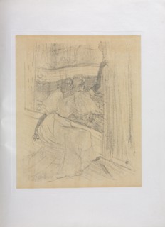 Yvette Guilbert-English Series:  Saluant le public, 1898. Henri de Toulouse-Lautrec (French,