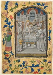 Leaf from a Book of Hours: The Visitation, c. 1470-1480. Guillaume Vrelant (Flemish, c. 1454-1481).