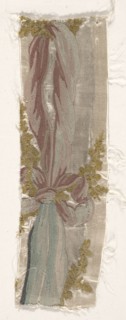 Coverlet Fragment, c. 1760-1770. Philippe de Lasalle (French, 1723-1805). Embroidered satin and