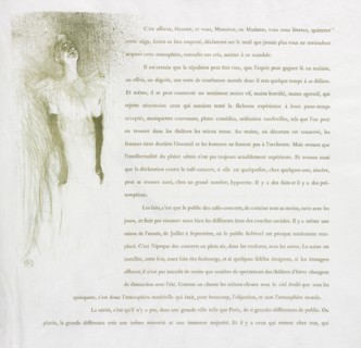 Yvette Guilbert-French Series:  No. 3, 1894. Henri de Toulouse-Lautrec (French, 1864-1901).