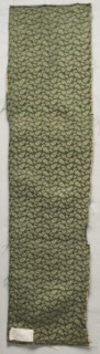 Silk Fragment, 17th century. Spain, 17th century. Damask: silk; average: 95.4 x 22.9 cm (37 9/16 x