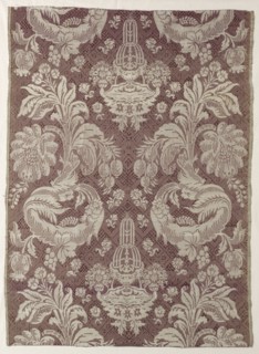 Length of Textile, early 1700s. France or Italy, early 18th century. Silk with supplementary weft
