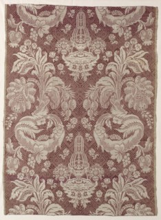 Lengths of Textile, early 1700s. France or Italy, early 18th century. Silk with supplementary weft