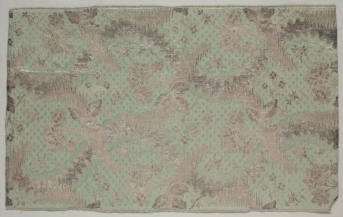 Length of Textile, 1723-1774. France, 18th century, period of Louis XV (1723-1774). Brocade; silk