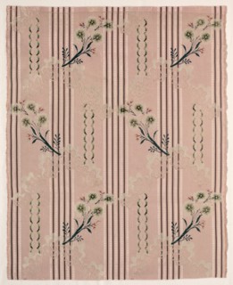 Length of Textile, 1774-1793. France, 18th century, Period of Louis XVI (1774-1793). Brocade, silk;