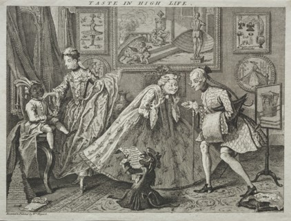 Taste in High Life, 1746. After a design by William Hogarth (British, 1697-1764). Etching