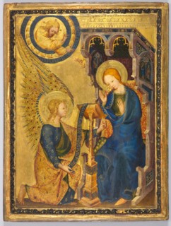 The Annunciation, 1380s. Netherlands, or possibly France, 14th century. Tempera and oil with gold