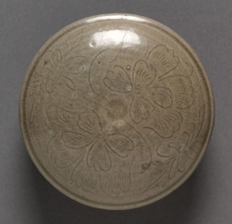 Box: Yue ware (lid), 960-1279. China, Zhejiang province, Song dynasty (960-1279). Glazed stoneware