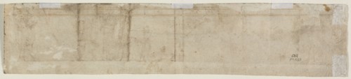 Partial Architectural Study, first half 1500s. Italy, 16th century. Pen and brown ink and brush and