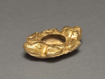 Double Crocodile Vessel, c. 400-900. Central Panama, (Sitio Conte?), Conte Style, 5th-10th Century.