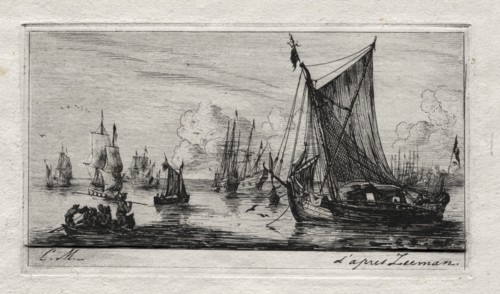 South Sea Fishers, 1850. Charles Meryon (French, 1821-1868). Etching