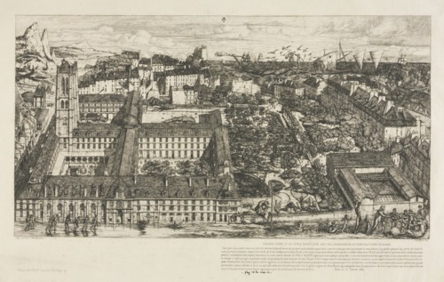 Henry IV College, 1863-1864. Charles Meryon (French, 1821-1868). Etching