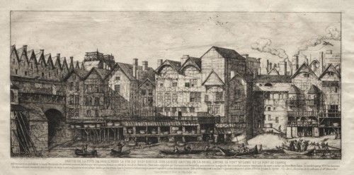 View of Part of the City of Paris, Towards the Close of the 17th Century, 1861. Charles Meryon