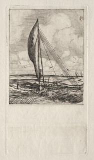 Swift Sailing Proa, Mulgrave Archipelago, Oceania, 1866. Charles Meryon (French, 1821-1868).