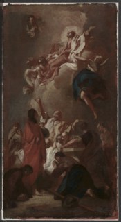 Sketch for "The Assumption of the Virgin" (for St. James, Zbraslav, near Prague)?, c. 1744.
