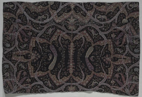 Fragment of a Shawl, mid 1800s. India, Kashmir, mid-19th century. Tapestry twill; wool; overall: 49
