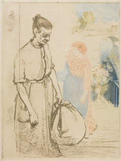 Washerwomen (Les Laveuses), 1894. Auguste Louis Lepère (French, 1849-1918). Etching and aquatint