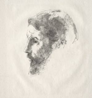 Pierre Bonnard, 1902. Odilon Redon (French, 1840-1916). Lithograph