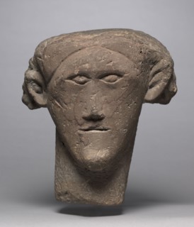 Celtic Head, 100-300. Northern England (Romano-British), Migration period, 2nd-3rd centuries.