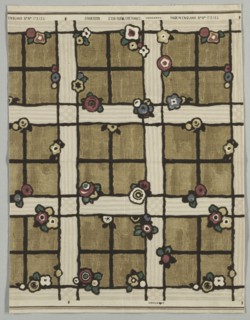 Eton Rural Cretonne (No. 172135), late 19th century. England, late 19th century. Plain weave