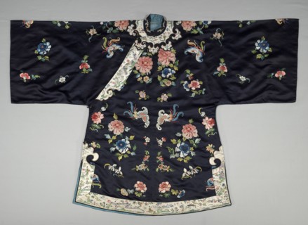 han Woman's Jacket, late 1800s with additions from 1950s-1960s. China, late 19th century.