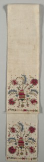 Embroidered Sash ("Uckur"), 19th century. Turkey or Greece, Sporades Islands, Skyros ?, 19th