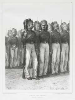 Infanterie Turque, Chasseurs, 1837. Auguste Raffet (French, 1804-1860). Lithograph