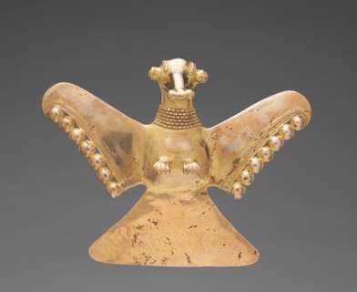 Bird Pendant, c. 1000-1550. Panama, Veraguas-Chiriquí style, 11th - 16th century. Cast gold;