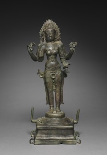 Kali, 900s-1000s. South India, Tamil Nadu, Chola period (900-13th century). Bronze; overall: 46.7 x