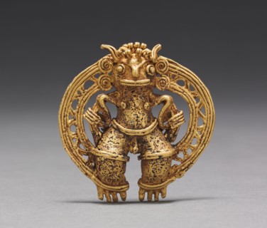 Figure Pendant, c. 1000-1550. Southern Costa Rica, (Diquís Region), Diquís Style, 11th-16th century