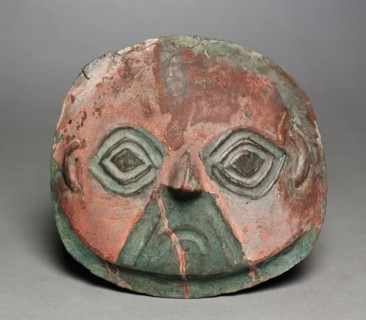 Funerary Mask, 1200-1500. Peru, South Coast, Chicha-Ica Valley area, 13th-16th century. Hammered