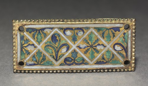 Plaque from a Reliquary Shrine, c. 1170. Germany, Rhine Valley, Cologne, Romanesque period, 12th