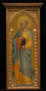 Standing Saint and Saint in Red Cloak (pair), late 19th - early 20th century. Italy, late
