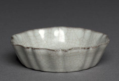 Brush Washer, 1200s. China, Southern Song dynasty (1127-1279). Porcelaneous stoneware, Guan ware;