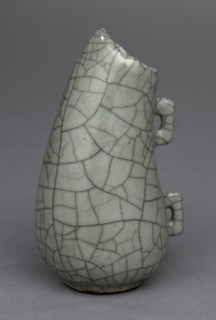 Water Flask:  Guan ware, 1271-1368. China, Yuan dynasty (1271-1368). Glazed stoneware; diameter: 6