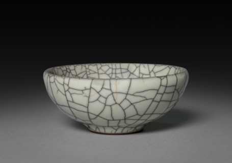 Wine Cup, 960-1279. China, Song dynasty (960-1279). Glazed dark brown stoneware, Guan ware;